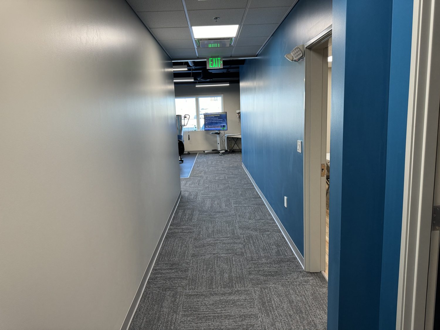 Clinic patient corridor